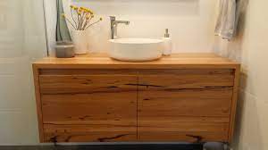 recycled timber vanity